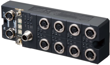 IO-Link master unit for water and dusty environments