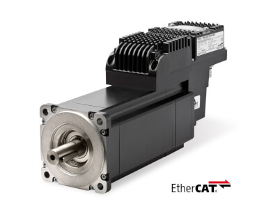 Motor and drive integrated
for space optimization