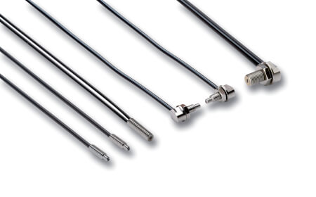 Longer distance fiber sensor heads