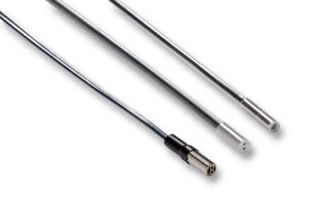 Chemical resistant fiber sensor heads
